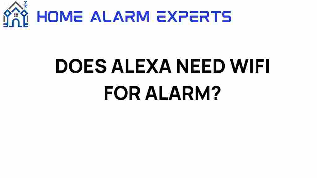does-alexa-need-wifi-for-alarm