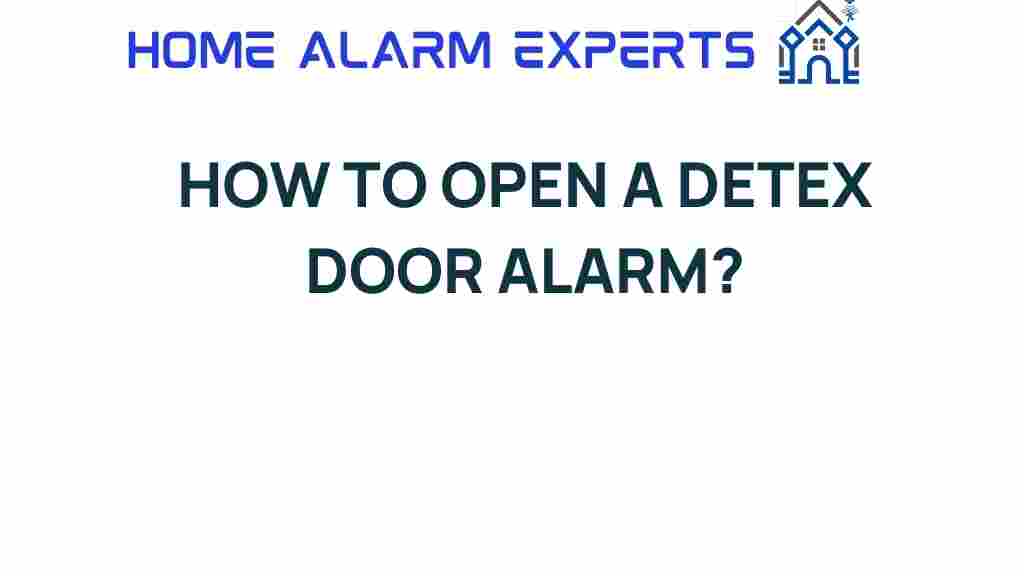 how-to-open-detex-door-alarm