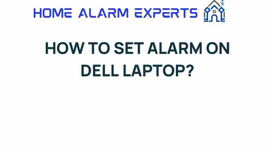 how-to-set-alarm-on-dell-laptop