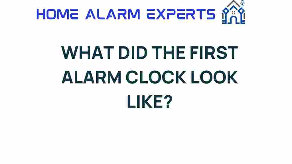 what-did-the-first-alarm-clock-look-like