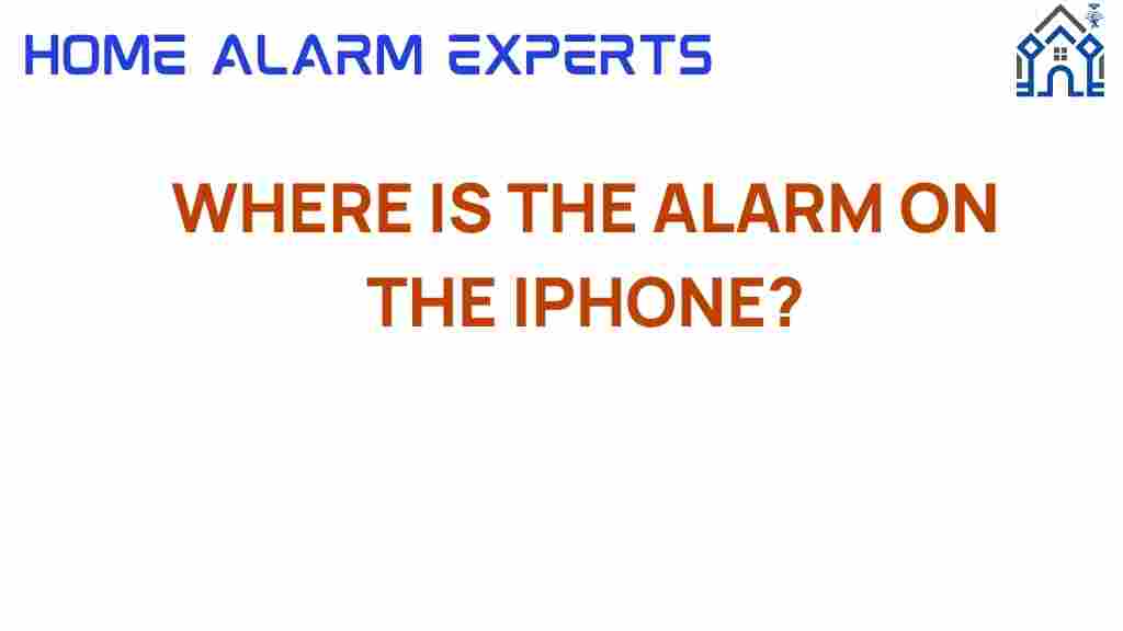where-is-the-alarm-on-the-iphone
